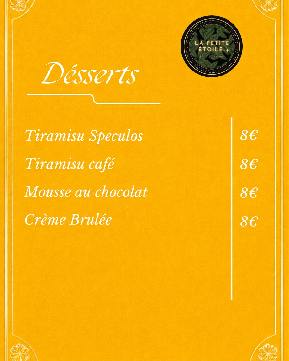 Désserts